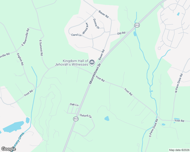 map of restaurants, bars, coffee shops, grocery stores, and more near 2367 Yost Road in Bath