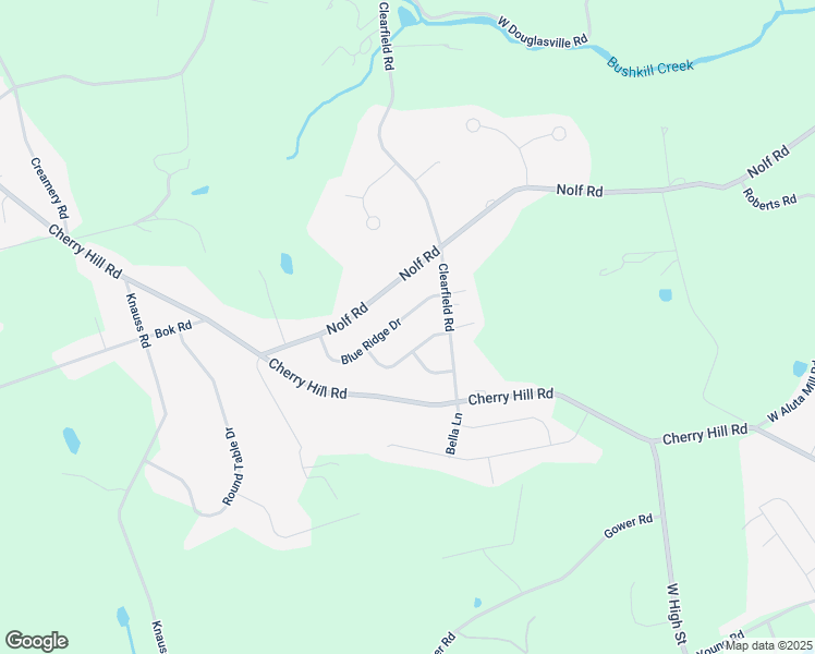 map of restaurants, bars, coffee shops, grocery stores, and more near 429 Blue Ridge Drive in Nazareth