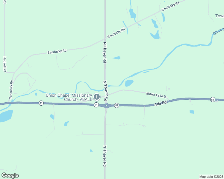 map of restaurants, bars, coffee shops, grocery stores, and more near 4965 Mirror Lake Drive in Lima