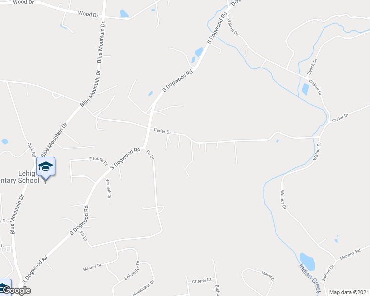 map of restaurants, bars, coffee shops, grocery stores, and more near 3931 Cedar Drive in Walnutport