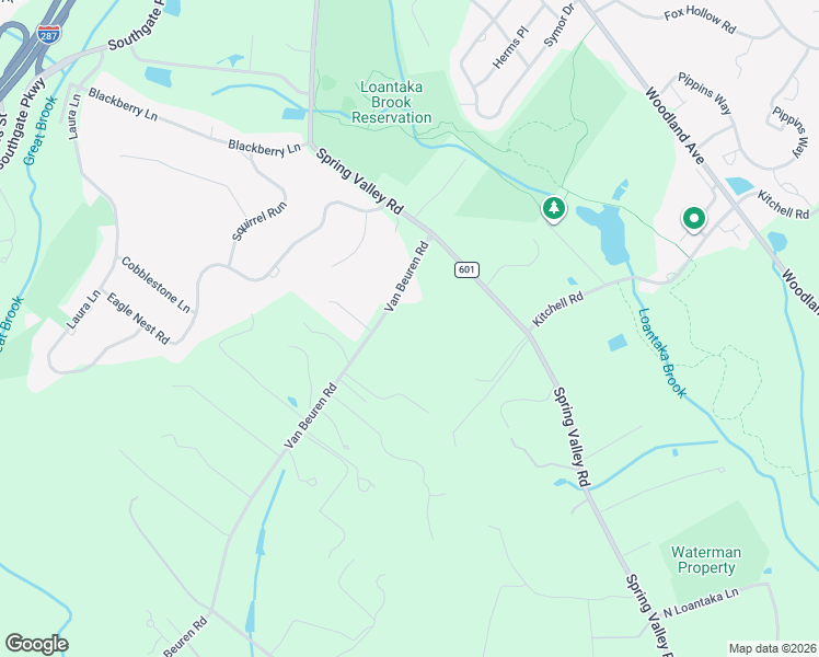 map of restaurants, bars, coffee shops, grocery stores, and more near 48 Spring Valley Road in Morristown