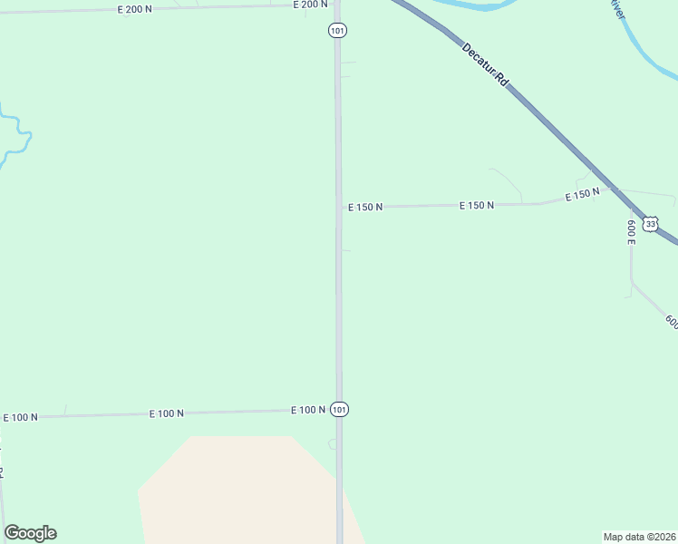 map of restaurants, bars, coffee shops, grocery stores, and more near 1000-1394 North 500 East in Decatur