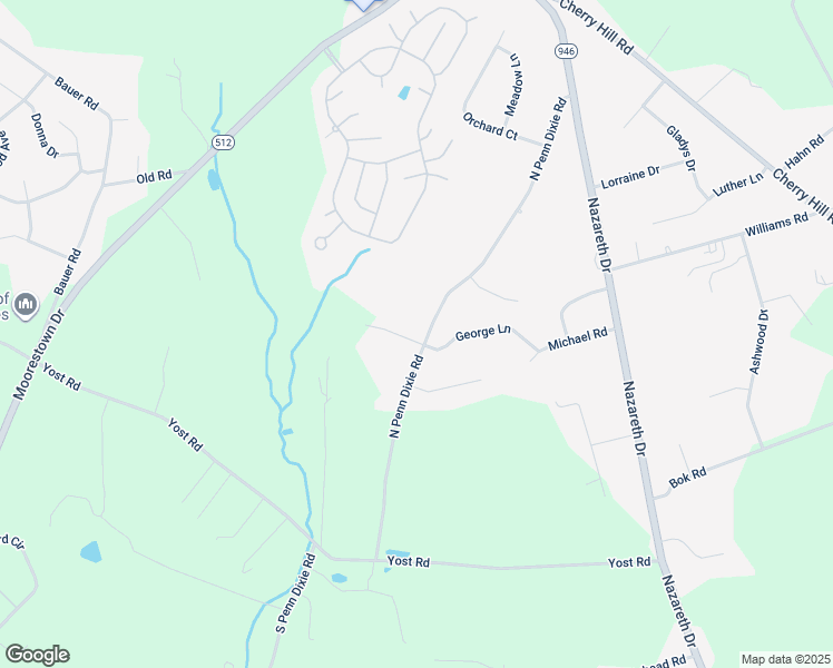 map of restaurants, bars, coffee shops, grocery stores, and more near 2212 George Lane in Bath
