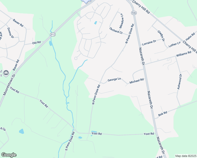 map of restaurants, bars, coffee shops, grocery stores, and more near 2212 George Lane in Bath
