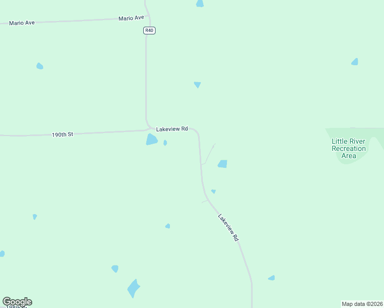 map of restaurants, bars, coffee shops, grocery stores, and more near 17461 Lakeview Road in Leon