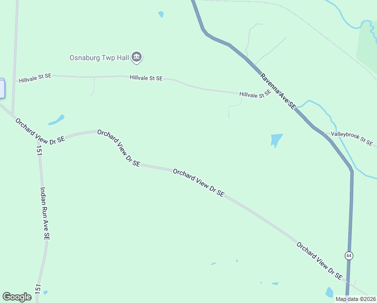 map of restaurants, bars, coffee shops, grocery stores, and more near 7285 Orchardview Drive Southeast in East Canton