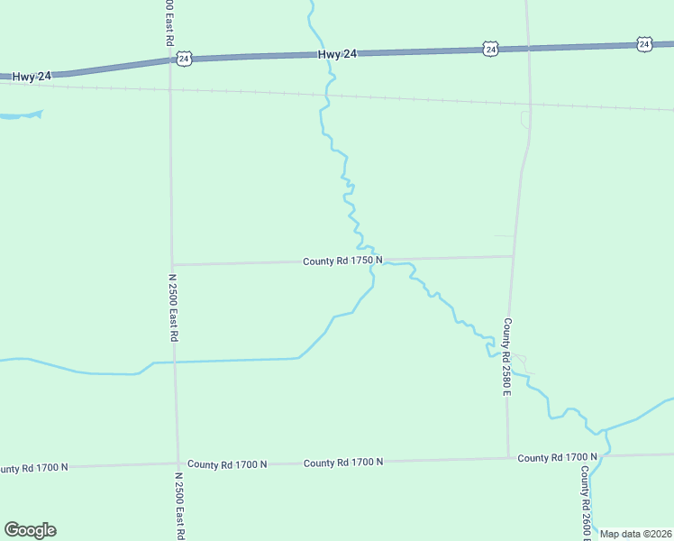 map of restaurants, bars, coffee shops, grocery stores, and more near 2541 County Road 1750 North in Sheldon