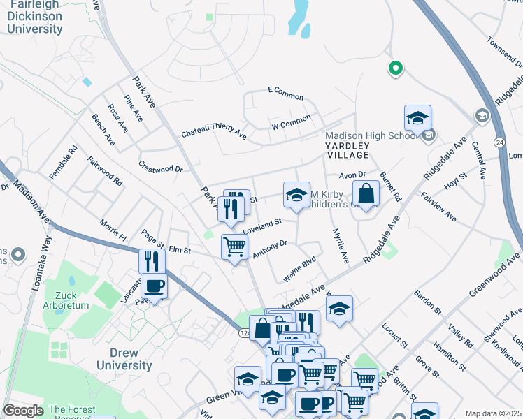 map of restaurants, bars, coffee shops, grocery stores, and more near 11 Plain Street in Madison