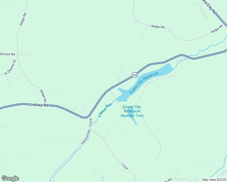 map of restaurants, bars, coffee shops, grocery stores, and more near 436 Lindsay Road in Zelienople