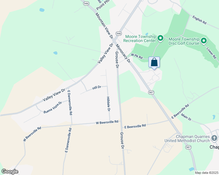 map of restaurants, bars, coffee shops, grocery stores, and more near 548 Hilldale Drive in Bath