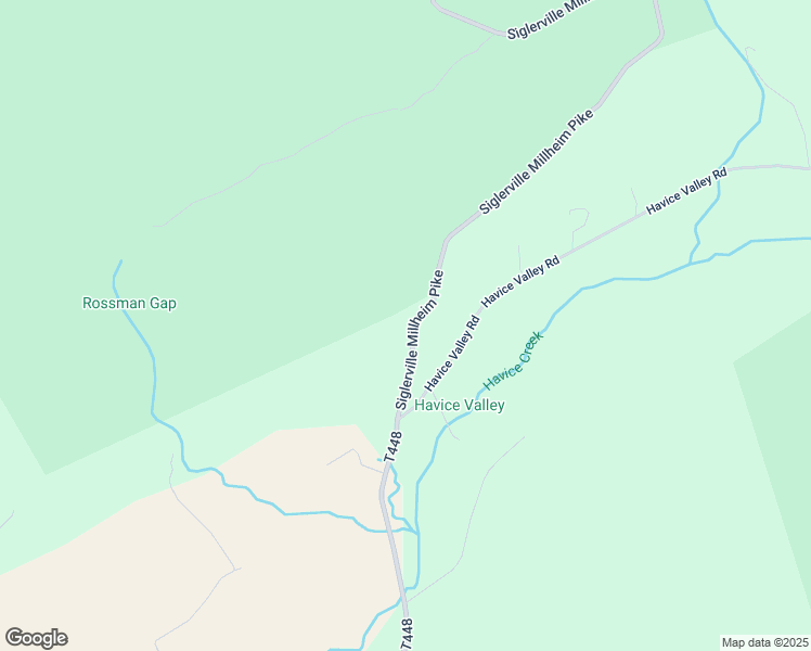 map of restaurants, bars, coffee shops, grocery stores, and more near 105 Siglerville Millheim Pike in Spring Mills