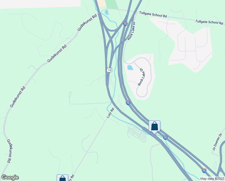 map of restaurants, bars, coffee shops, grocery stores, and more near 22310 Perry Highway in Zelienople