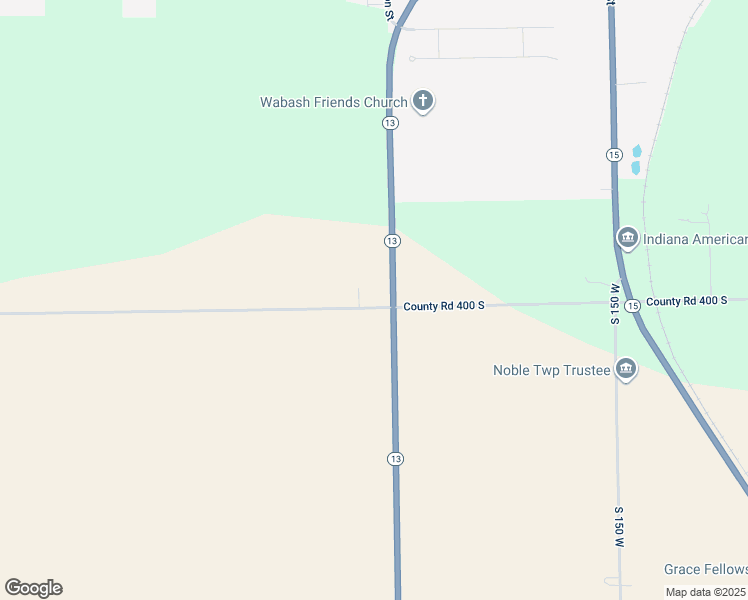 map of restaurants, bars, coffee shops, grocery stores, and more near 2038 West 400 South in Wabash