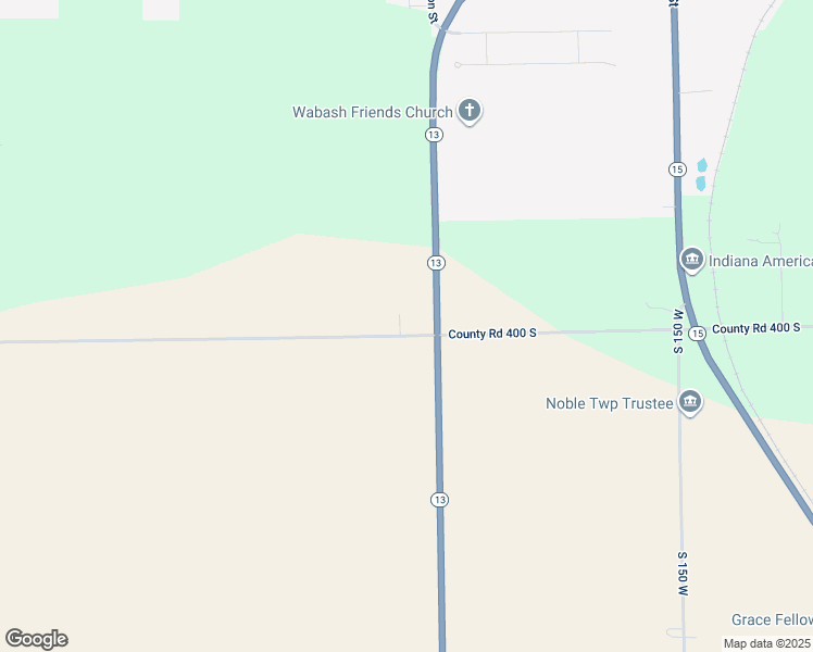 map of restaurants, bars, coffee shops, grocery stores, and more near 2038 France Road in Wabash