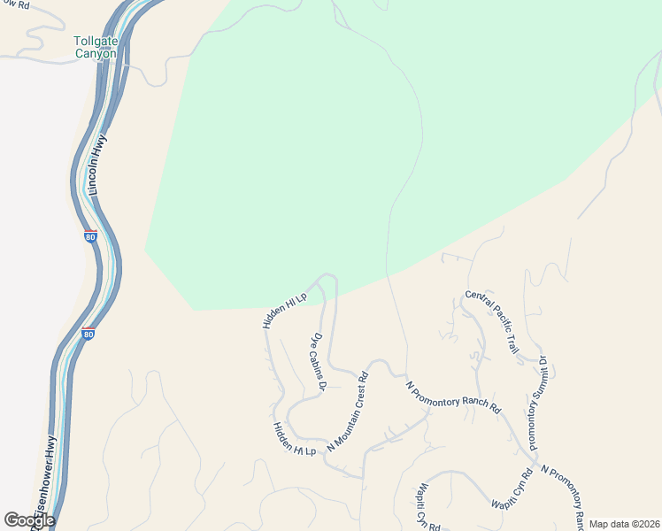 map of restaurants, bars, coffee shops, grocery stores, and more near 9583 Hidden Loop Drive in Park City