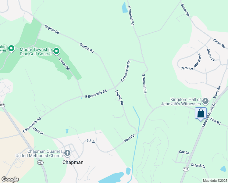 map of restaurants, bars, coffee shops, grocery stores, and more near 507 English Road in Bath