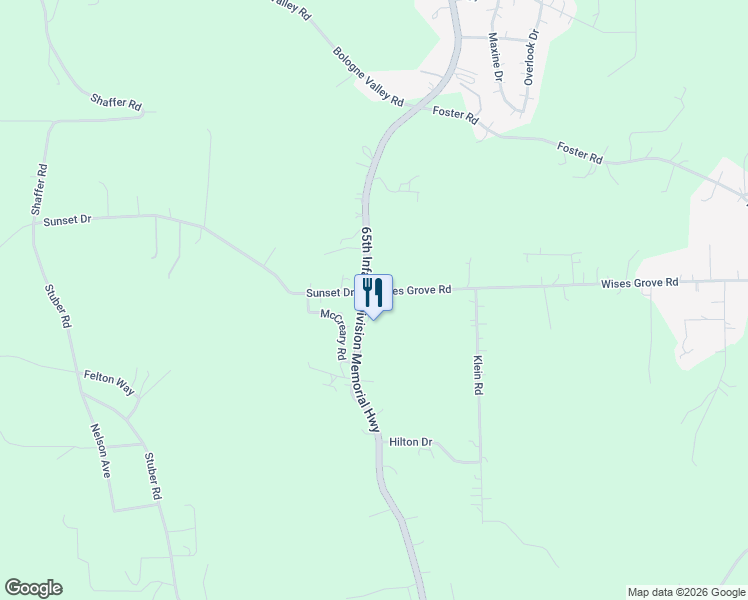 map of restaurants, bars, coffee shops, grocery stores, and more near 100 Wises Grove Road in New Brighton