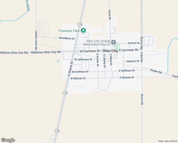 map of restaurants, bars, coffee shops, grocery stores, and more near West Hoffman Street in Ohio City