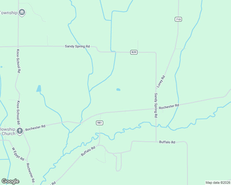 map of restaurants, bars, coffee shops, grocery stores, and more near 9290 Rochester Road in Minerva