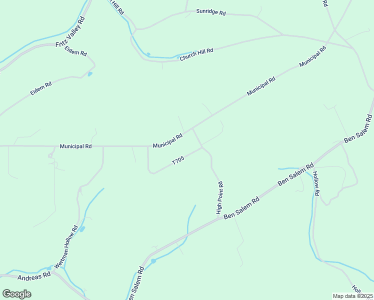 map of restaurants, bars, coffee shops, grocery stores, and more near 279 T705 in Lehighton