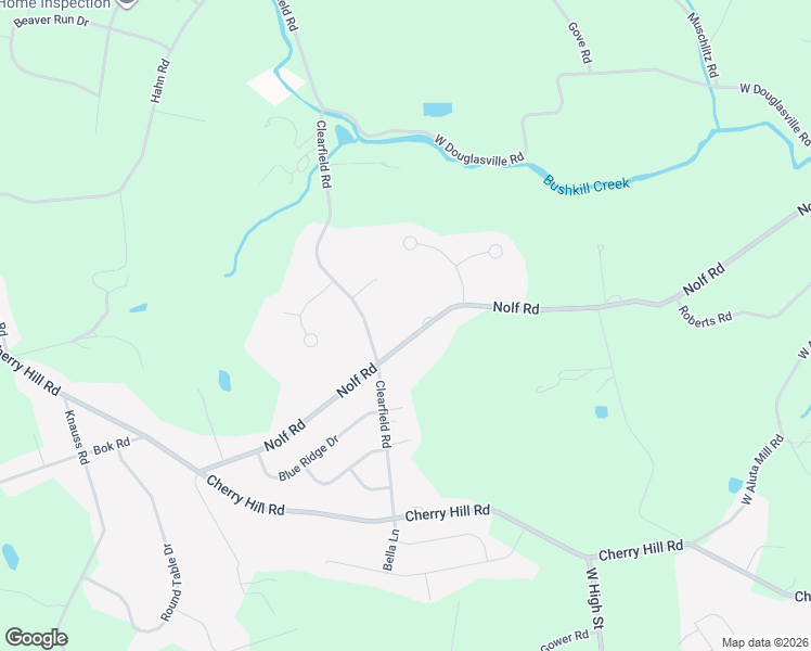 map of restaurants, bars, coffee shops, grocery stores, and more near 385 Nolf Road in Nazareth