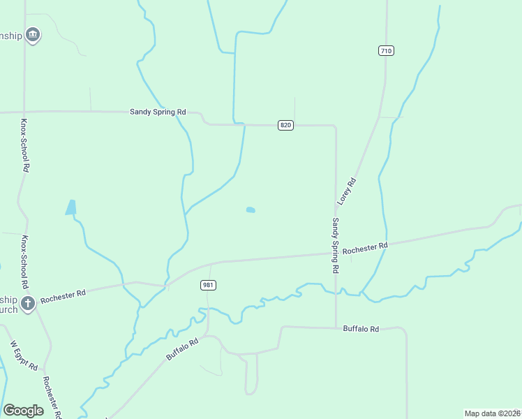 map of restaurants, bars, coffee shops, grocery stores, and more near 9290 Rochester Road in Minerva