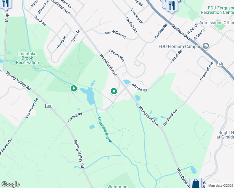 map of restaurants, bars, coffee shops, grocery stores, and more near 49 Davenport Place in Morristown