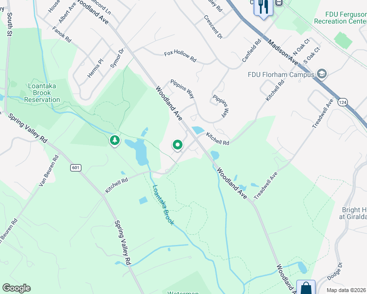 map of restaurants, bars, coffee shops, grocery stores, and more near 24 Davenport Place in Morristown
