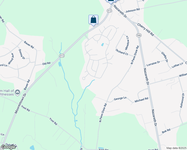 map of restaurants, bars, coffee shops, grocery stores, and more near 39 Hickory Hills Drive in Bath