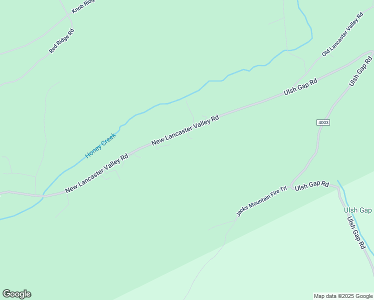 map of restaurants, bars, coffee shops, grocery stores, and more near 4970 New Lancaster Valley Road in Milroy