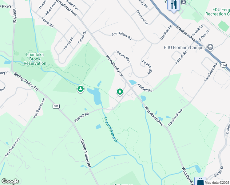 map of restaurants, bars, coffee shops, grocery stores, and more near 32 Davenport Place in Morristown