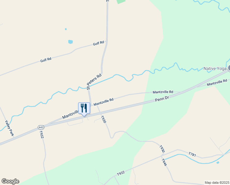 map of restaurants, bars, coffee shops, grocery stores, and more near 111 Mantzville Road in Tamaqua