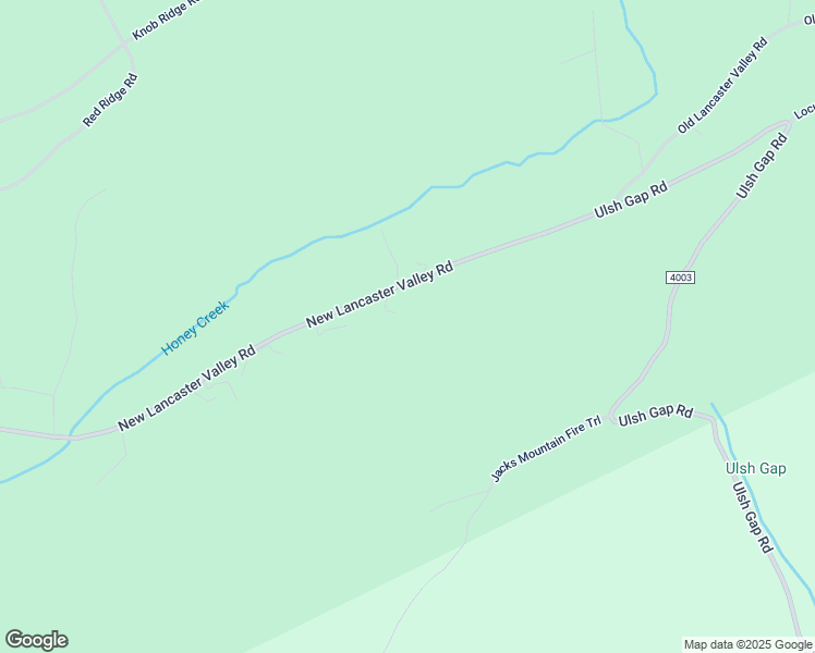 map of restaurants, bars, coffee shops, grocery stores, and more near 4970 New Lancaster Valley Road in Milroy