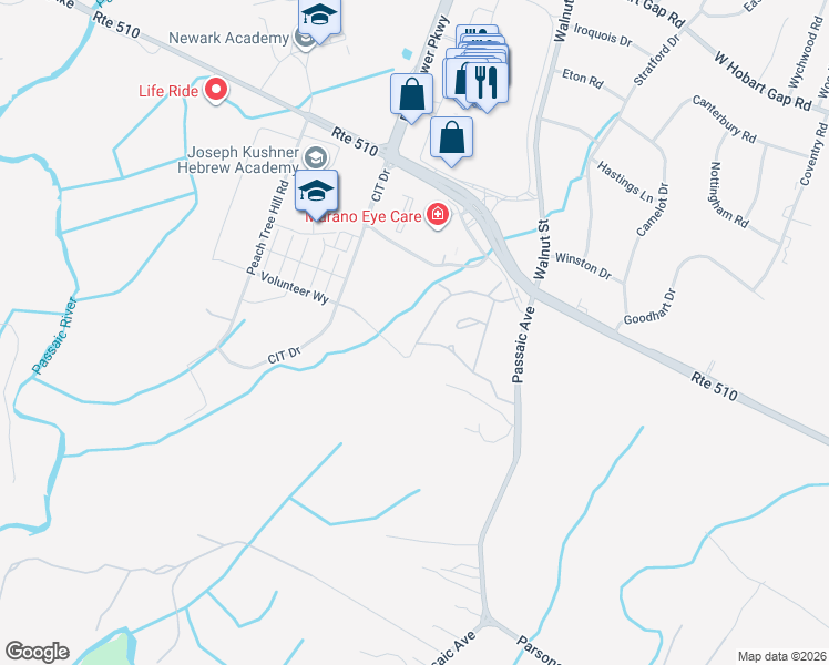 map of restaurants, bars, coffee shops, grocery stores, and more near 808 Kensington Ln in Livingston