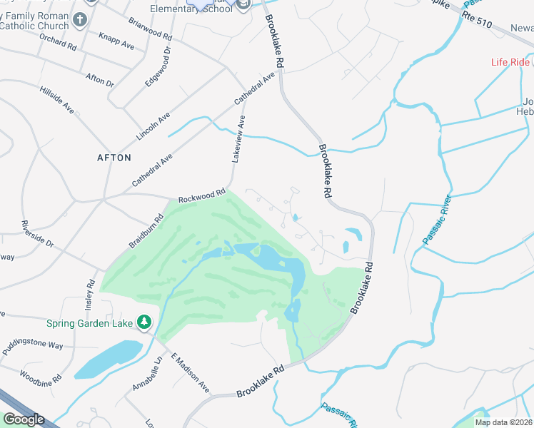 map of restaurants, bars, coffee shops, grocery stores, and more near 4 Trevino Court in Florham Park