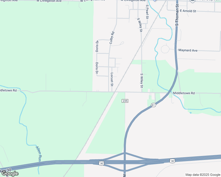 map of restaurants, bars, coffee shops, grocery stores, and more near 3 Locust Street in Crestline