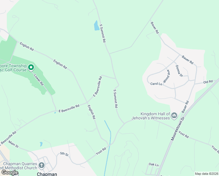 map of restaurants, bars, coffee shops, grocery stores, and more near 2451 East Beersville Road in Bath