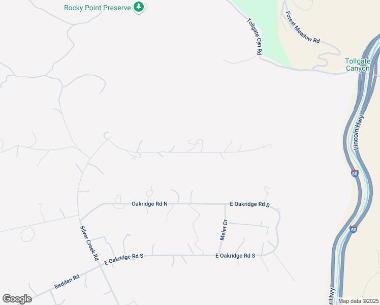 map of restaurants, bars, coffee shops, grocery stores, and more near Tollgate Road in Summit County