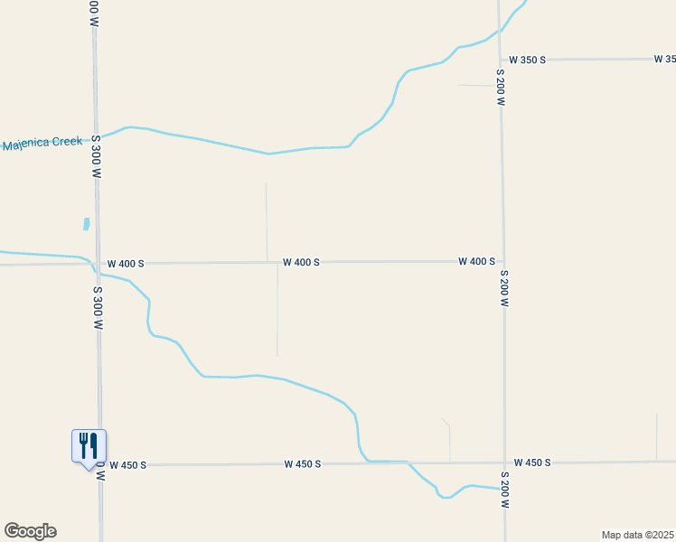 map of restaurants, bars, coffee shops, grocery stores, and more near 2419 W 400 S in Huntington