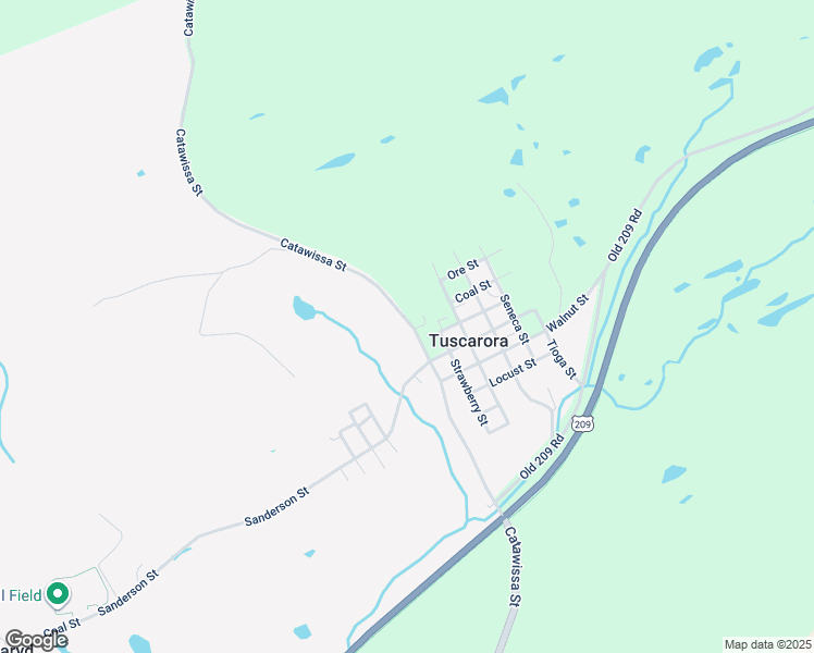 map of restaurants, bars, coffee shops, grocery stores, and more near 26 Catawissa Street in Tuscarora