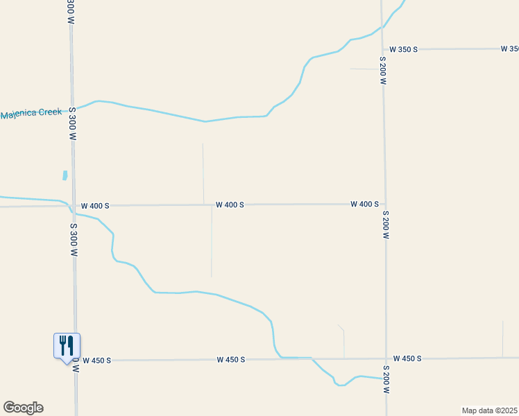 map of restaurants, bars, coffee shops, grocery stores, and more near 2419 West 400 South in Huntington