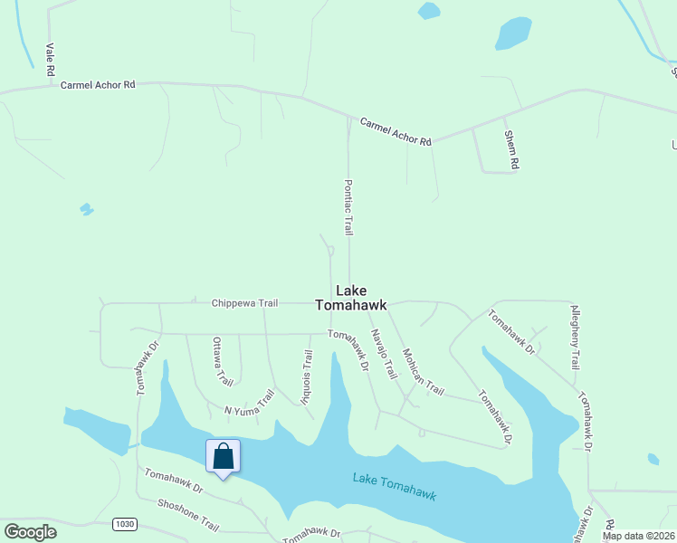 map of restaurants, bars, coffee shops, grocery stores, and more near in Lake Tomahawk