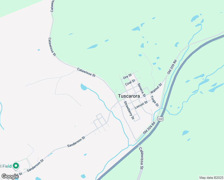 map of restaurants, bars, coffee shops, grocery stores, and more near 30 Catawissa St in Tuscarora