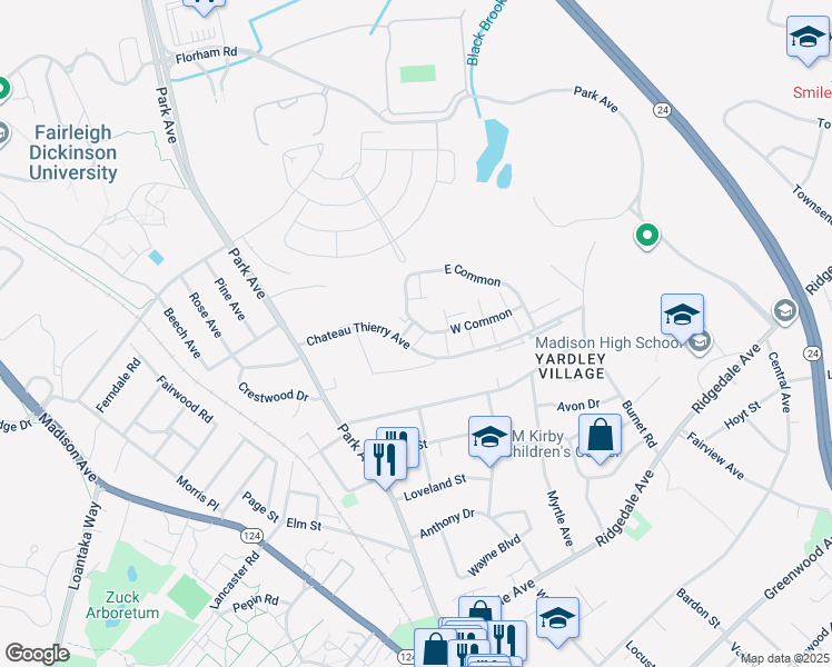 map of restaurants, bars, coffee shops, grocery stores, and more near 224 Norwich Court in Madison