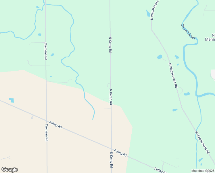 map of restaurants, bars, coffee shops, grocery stores, and more near 2360-2498 North Kemp Road in Lima