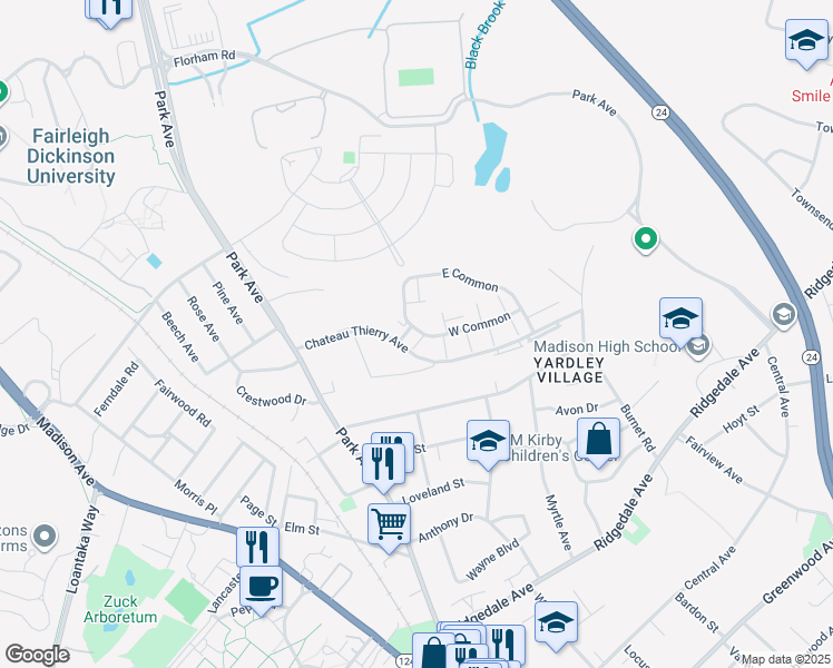 map of restaurants, bars, coffee shops, grocery stores, and more near 224 Norwich Court in Madison