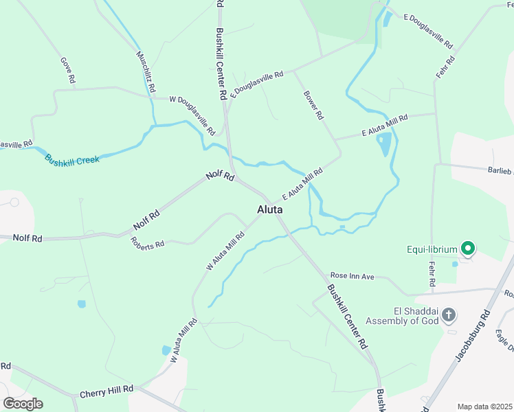 map of restaurants, bars, coffee shops, grocery stores, and more near 607 Bushkill Center Road in Nazareth