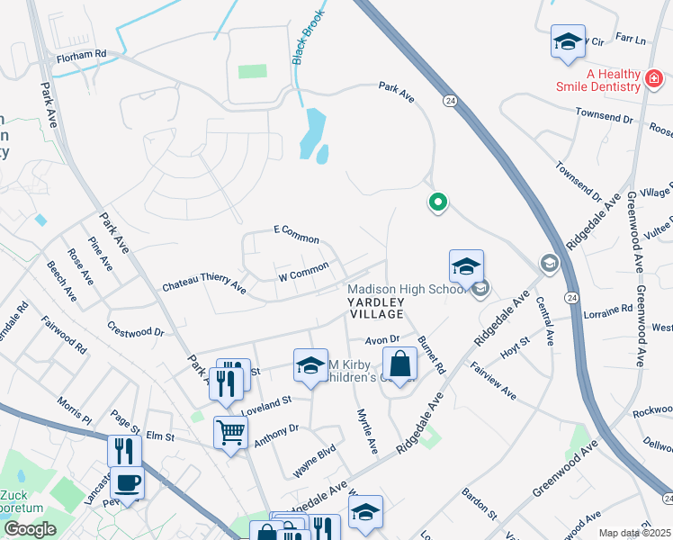 map of restaurants, bars, coffee shops, grocery stores, and more near 116 Hempstead Court in Madison