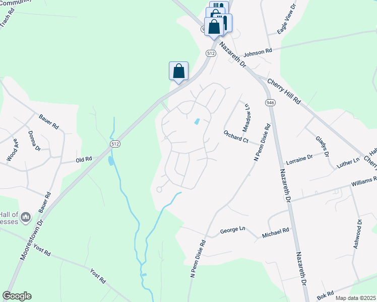 map of restaurants, bars, coffee shops, grocery stores, and more near 7 Valley View Drive in Bath