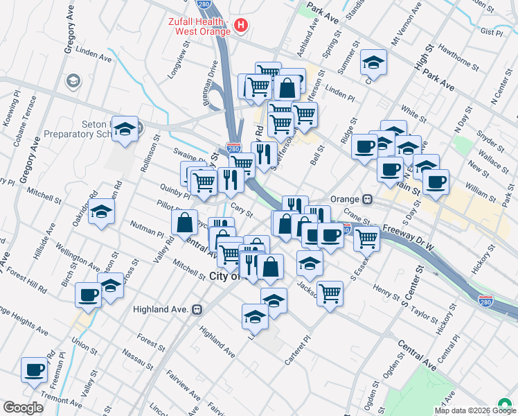 518 Map 518 Glebe Street, City of Orange NJ - Walk Score
